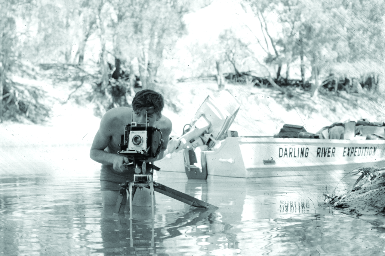 Mal on the Darling River