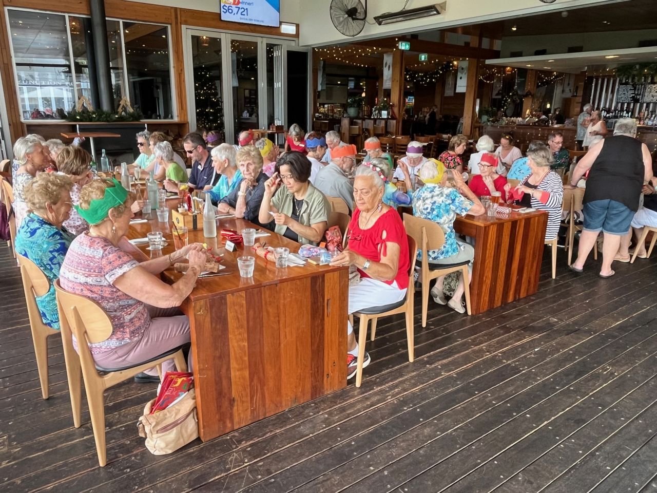 Members and guests enjoyed a day bus trip to Buderim Tavern for Christmas Lunch in December 2023