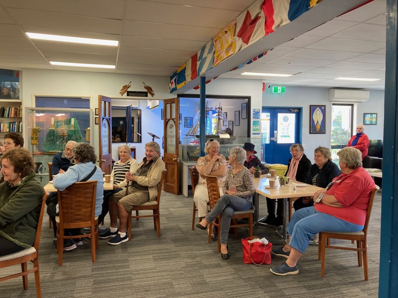 2023 May day bus trip was to the Port of Brisbane and the Mission to Seafarers where members heard about the facilities available to seafarers whilst in port in Brisbane