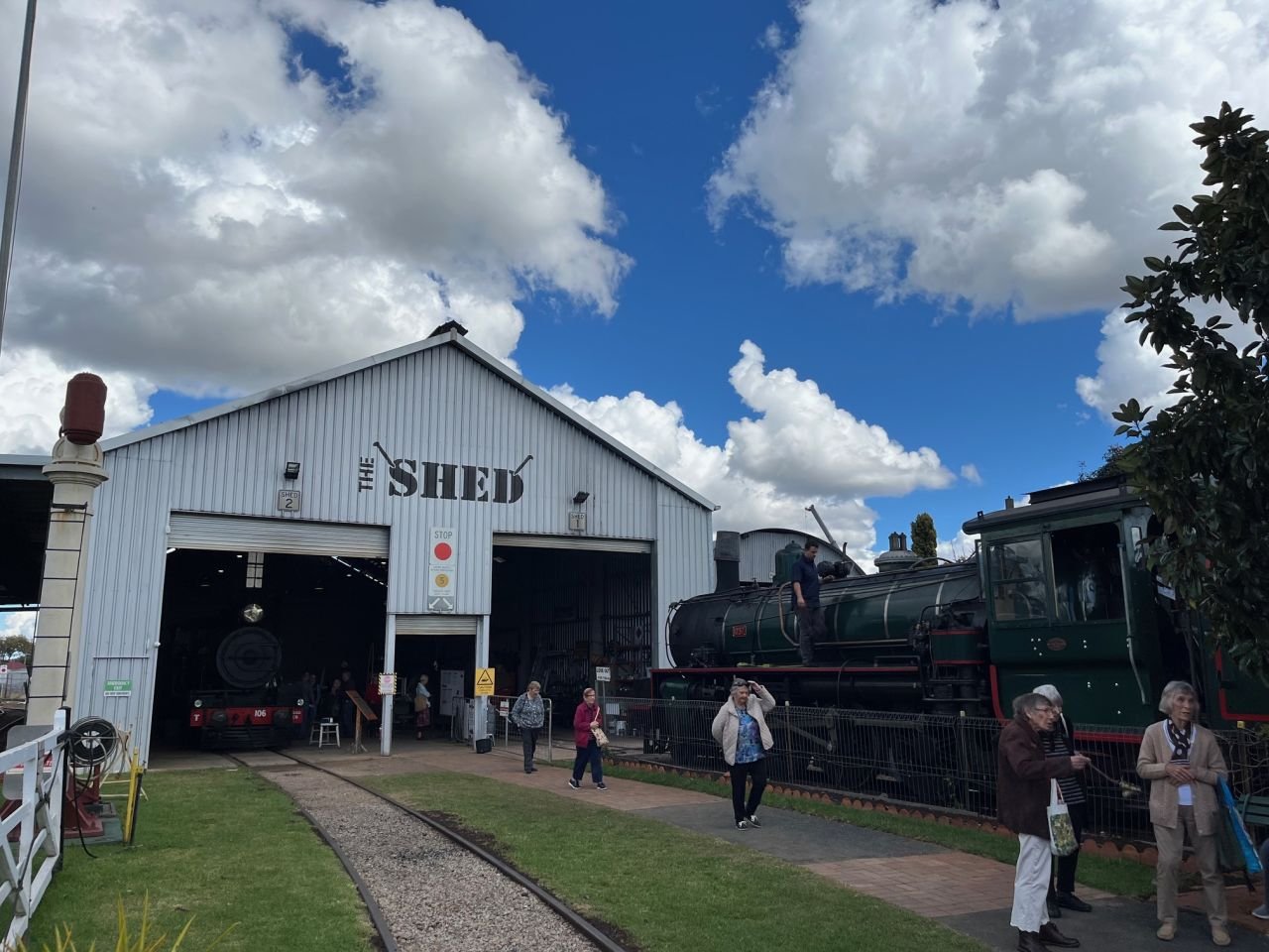 Members & guests enjoyed a visit to the DownsSteam Museum in Toowoomba in May 2024