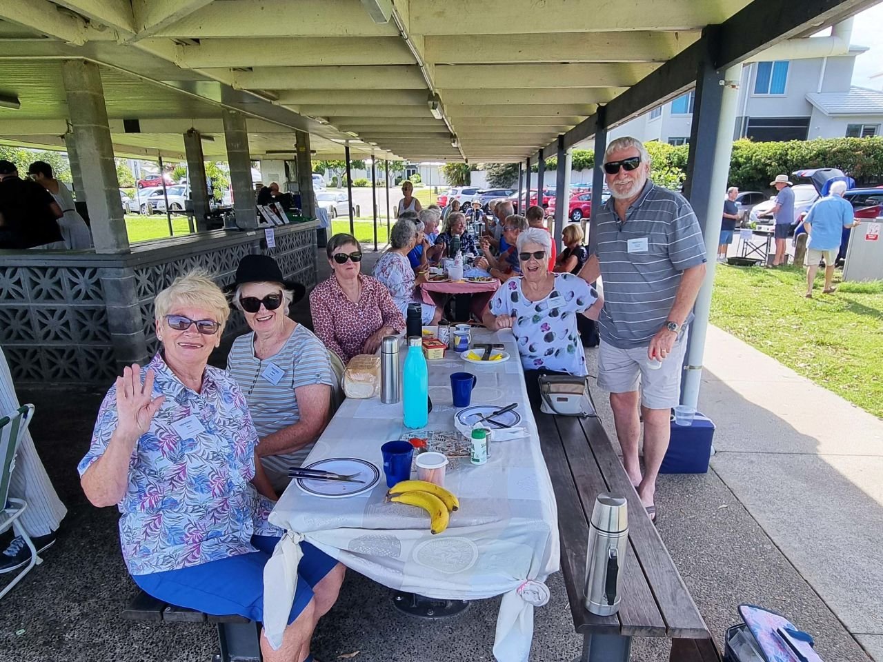 As usual the New Years breakfast organised by James McAdam was a great success with 56 members and friends enjoying the morning. A beautiful day and beautiful people. 14/1/25