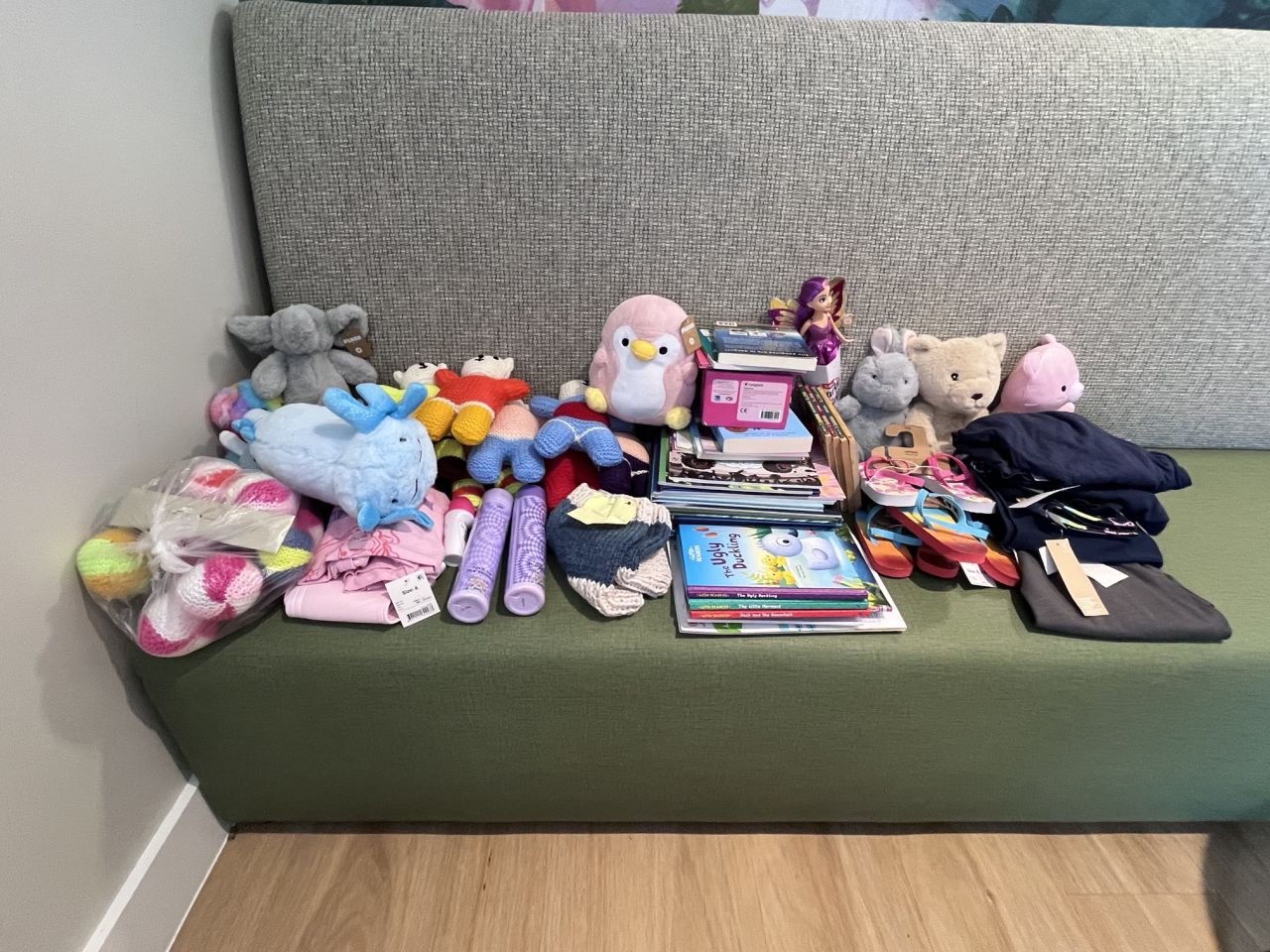 Member donations to Care Kits For Kids at October 2026 meeting