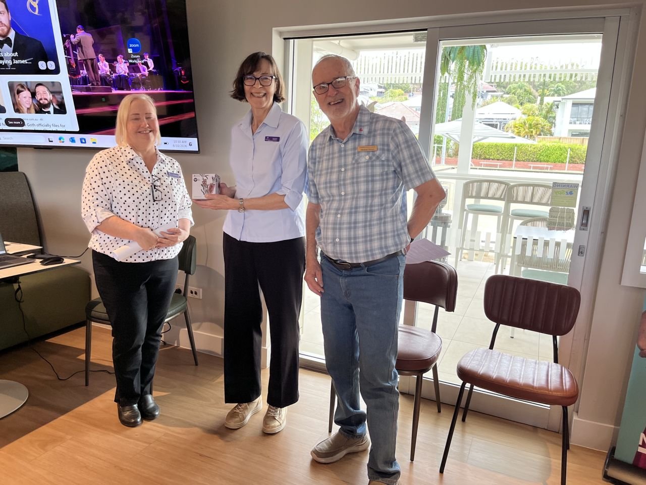 Guest speakers Nina Mullins and Margaret Hammer from the University of Queensland presented during the October 2026 meeting