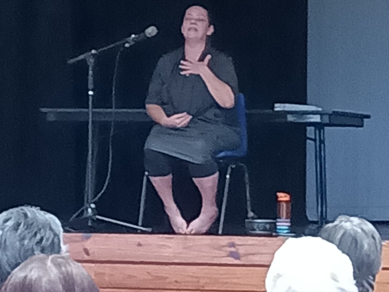 Short, relaxing chair yoga session just prior to morning tea.  

Thanks to Chery from Yoga Owl!

Seniors Forum and Childers Branch Launch Event 8/10/2025