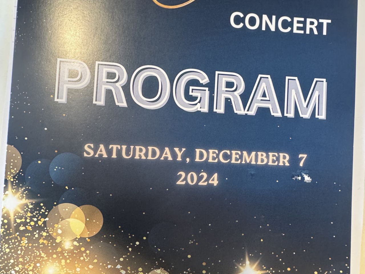 Christmas Concert Program