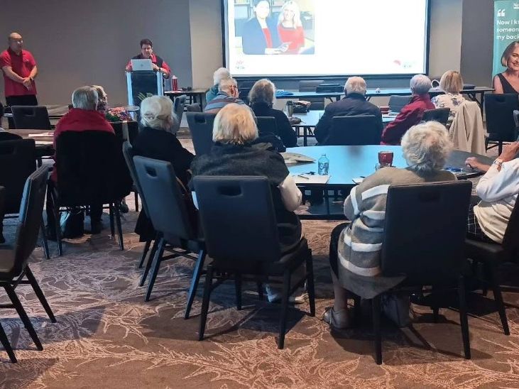 July Meeting with Guest speakers Pam & Jack from Services NSW
