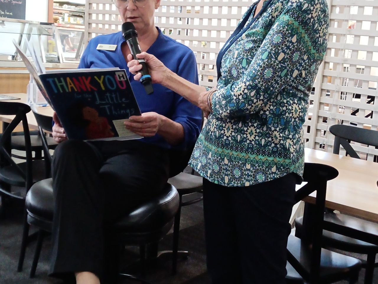 Thanks so much to Childers Artspace Gallery Director, Rebecca McDuff and Childers Library Co-ordinator Kim Green for their entertaining and informative session at the Branch's October catch up today.

Attendees were surprised to discover just how much hap