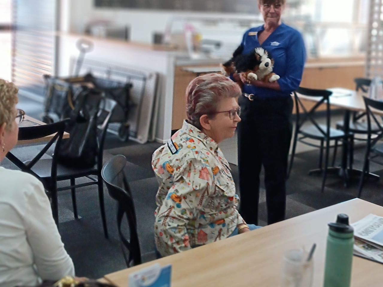 Thanks so much to Childers Artspace Gallery Director, Rebecca McDuff and Childers Library Co-ordinator Kim Green for their entertaining and informative session at the Branch's October catch up today.

Attendees were surprised to discover just how much hap