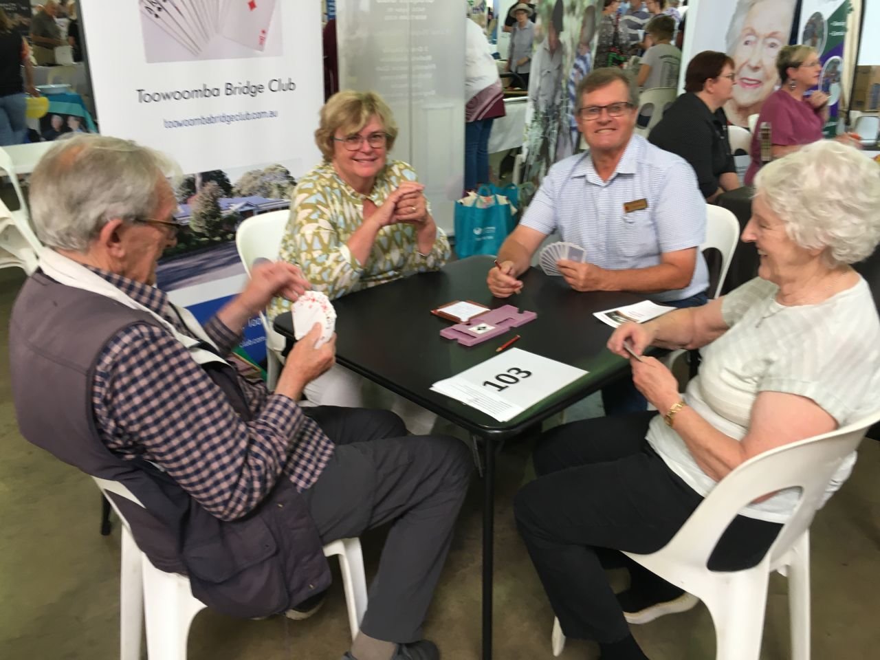 Toowoomba Bridge Club was just one of the social clubs gaining new members at the expo.