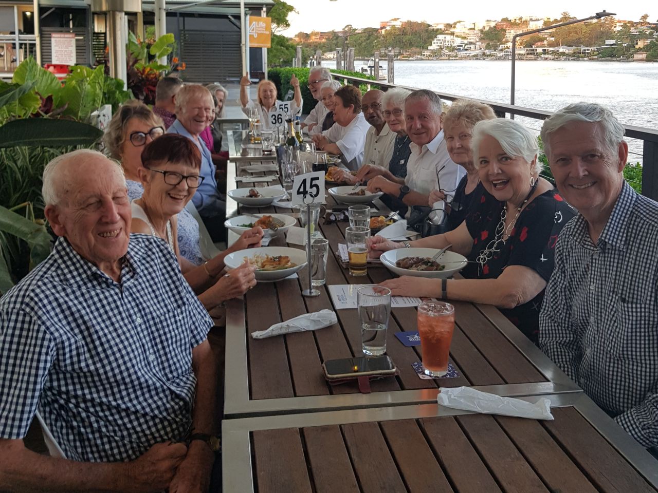 February Dinner 2023 at New Farm Bowls Club on the River.

Old friends and new members. All good company!