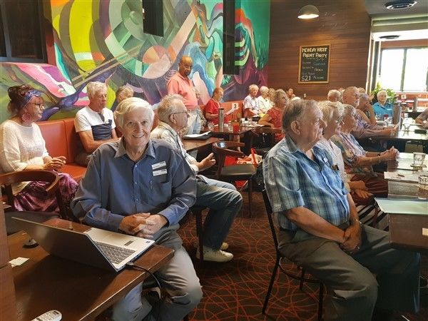 General Meeting: 5th April2023. 
A full house for our Q&A event in The Brunswick. Members set the agenda with some searching questions to our political representatives.