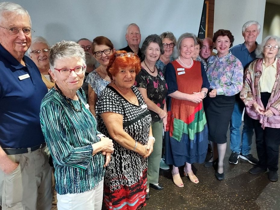 New Farm Branch AGM 2023. 

The new Committee and volunteers with Vicki Howard.