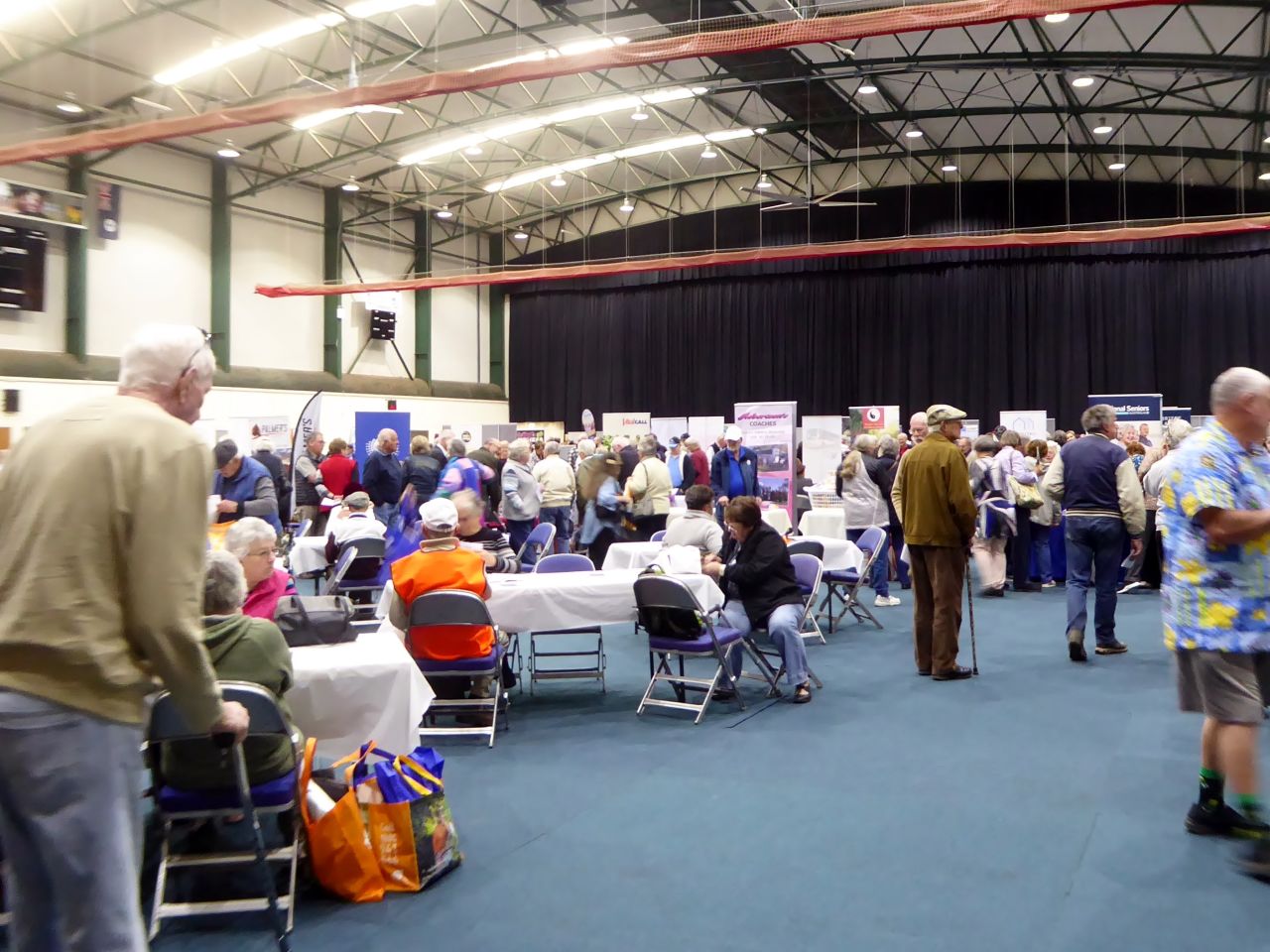 2,000 visitors viewed the 108 stalls at the Seniors Expo on August 22 in the Clive Berghofer Recreation Centre, Toowoomba.