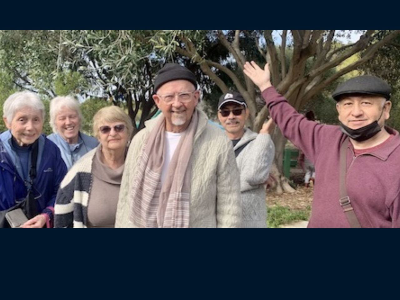 Some of our friendly NSA Perth Branch members enjoying a beautiful day investigating the impressive community veggie gardens, with recovered native plant zones, insect habitats, animal safe harbours, with turtle, frog and fish colonies. A nicer day could