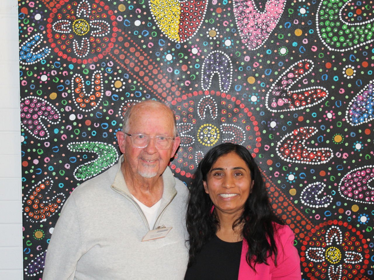 Terry Flanagan, President with Zaneta Mascarenhas MP for Swan, Guest Speaker at the Meeting on 14 April 2023