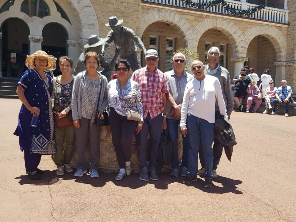 The Group the visited The Perth Mint