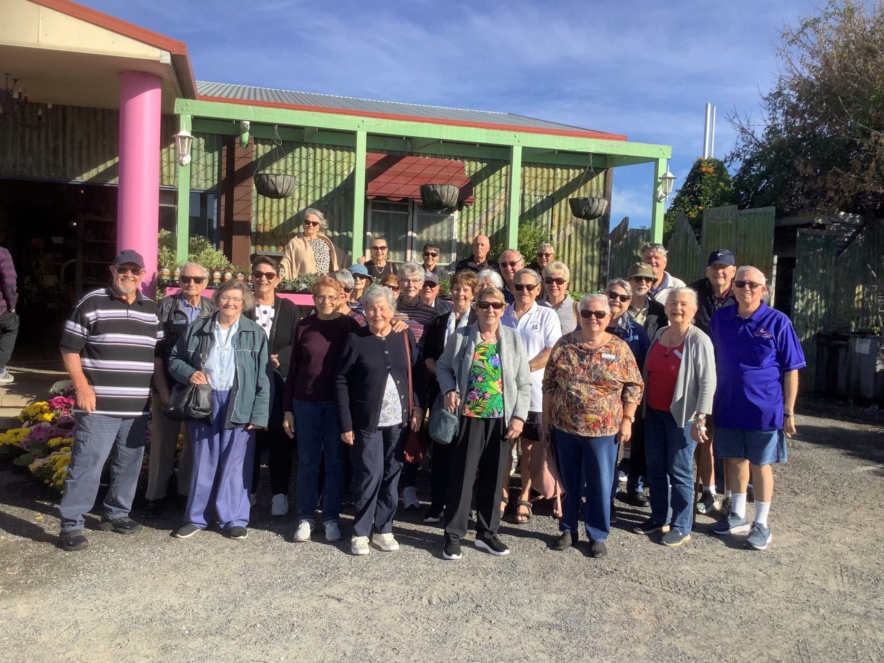 Last day of Goondiwindi Tour. Lunch and exploring Warwick's Garden Centre.