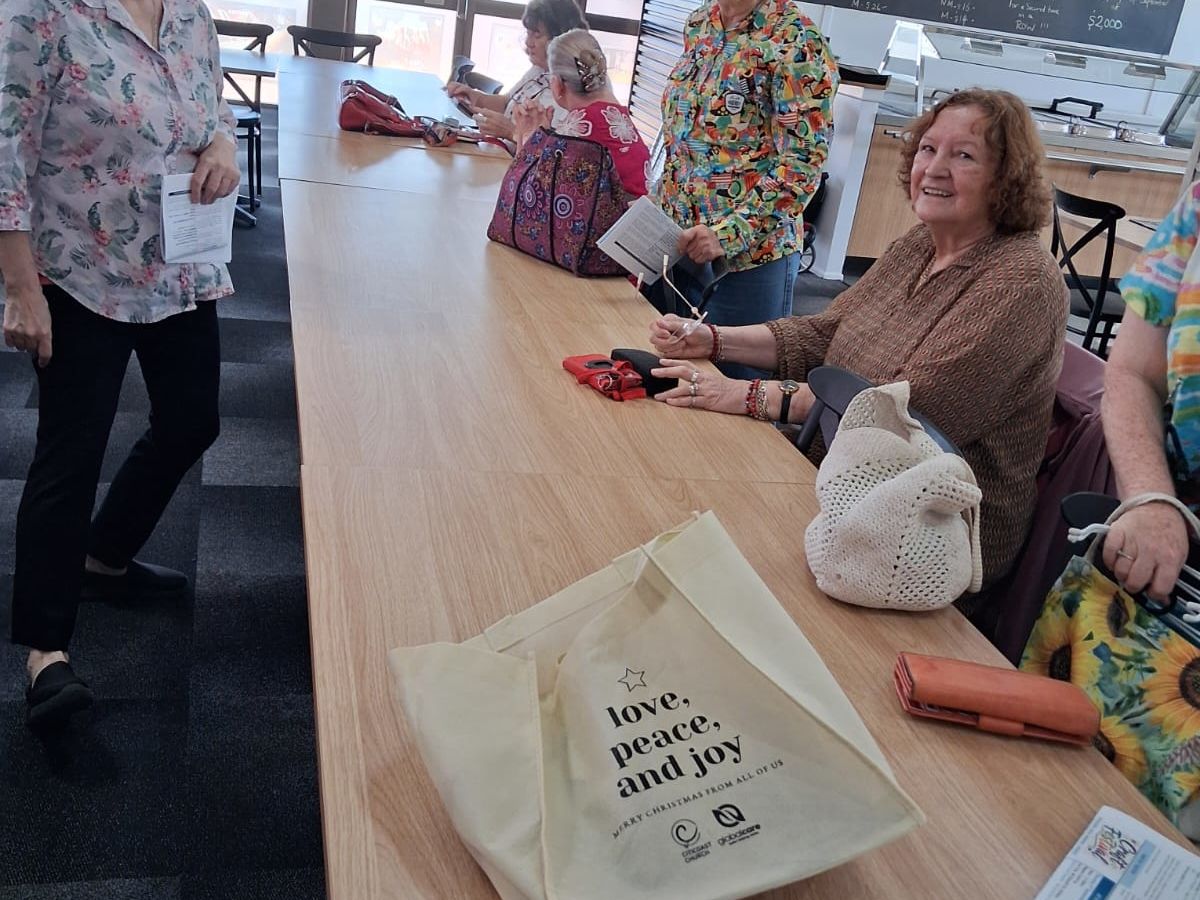 An informative session today at our September 3rd monthly catchup, as Deb Noy and Deb Tedge shared details of the partnership between IDHS and IDSS to create an abundant community garden.  The group are looking for more volunteers.  A blue card is needed 