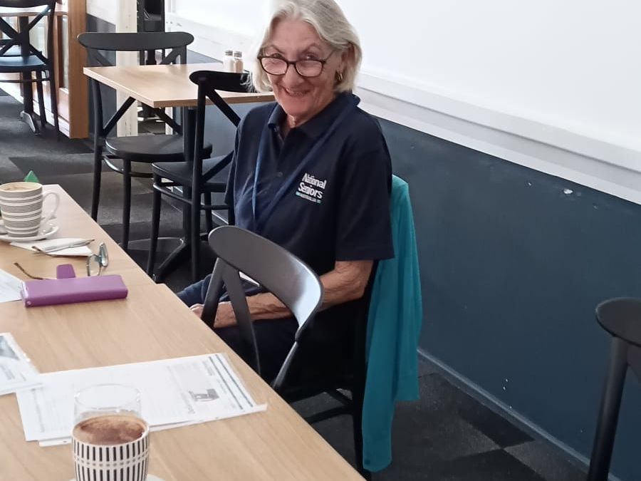 An informative session today at our September 3rd monthly catchup, as Deb Noy and Deb Tedge shared details of the partnership between IDHS and IDSS to create an abundant community garden.  The group are looking for more volunteers.  A blue card is needed 