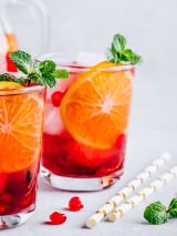 Festive fruity punch