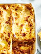 Beef lasagne