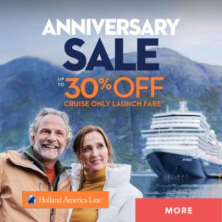Holland America – Anniversary Sale