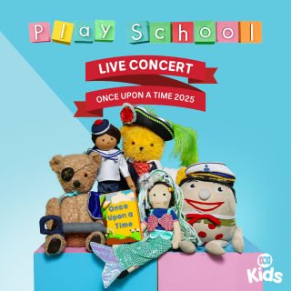 Win one of 4 family passes to Play School Live Concert (VIC only)