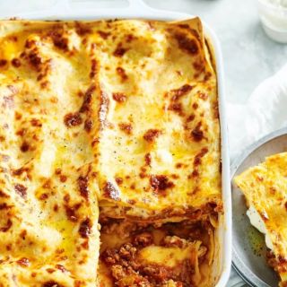 Beef lasagne