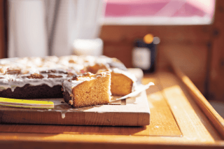 Orange and honey melt-and-mix cake recipe