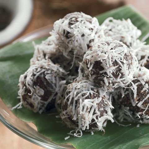 Chocolate seed balls