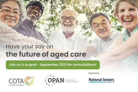 Have your say on the future of aged care