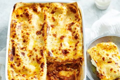 Beef lasagne