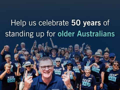 You're invited: National Seniors Australia's 50th Anniversary